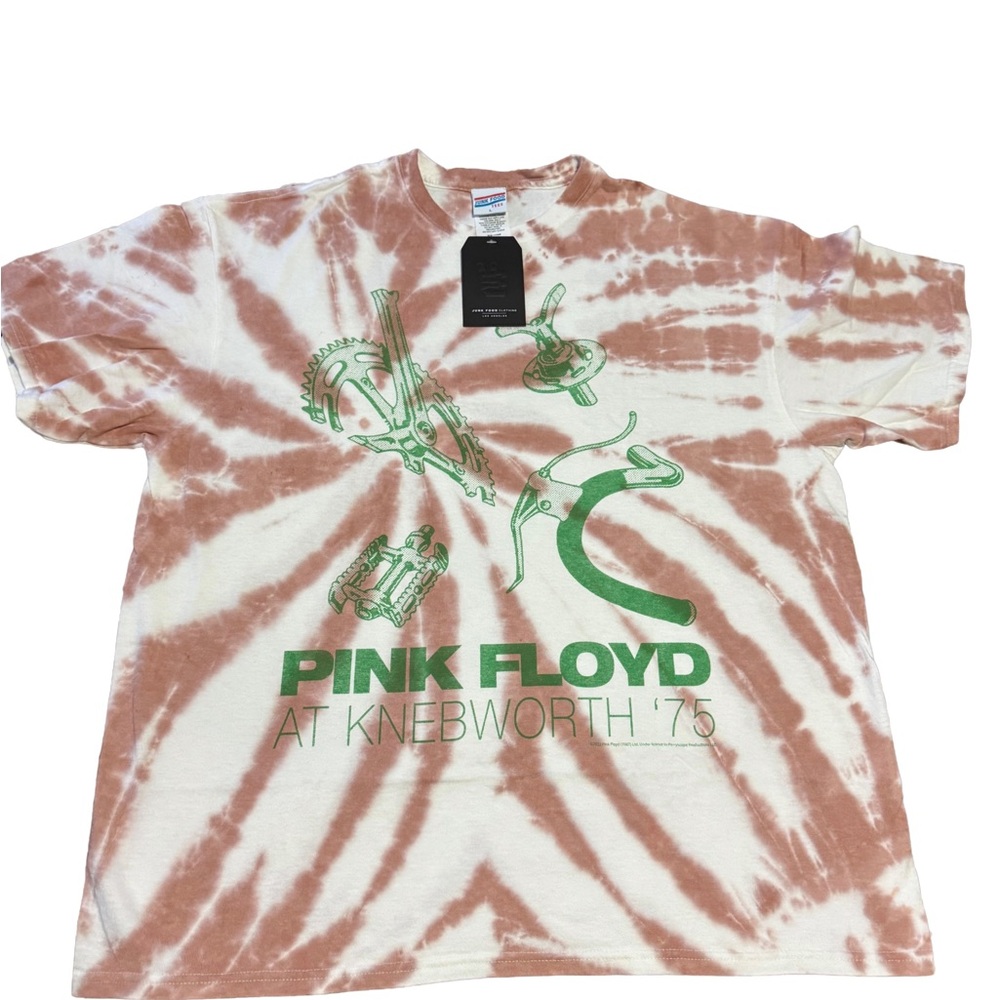 Junk Food Clothing Brown Tie-Dye Tee